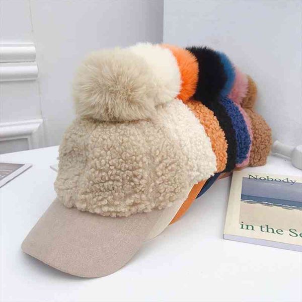 women winter faux fleece baseball peak cap fuzzy warm solid color cute pompom hop sunscreen visor brim beanie hat, Blue;gray
women winter faux fleece baseball peak cap fuzzy warm solid color cute pompom hop sunscreen visor brim beanie hat, Blue;gray