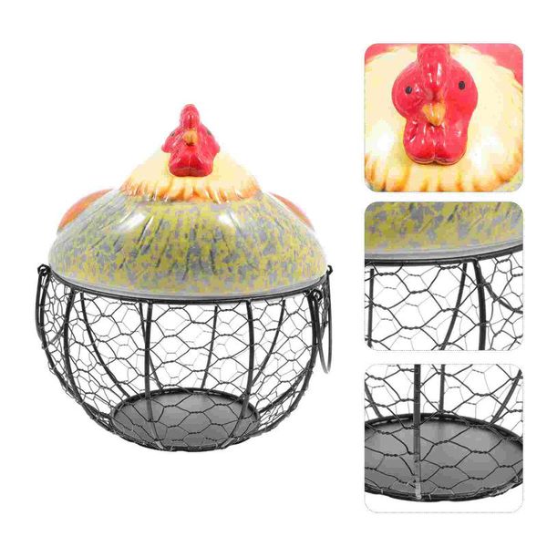 storage baskets 1pc iron art egg basket practical fruit vegetable creative food holder
storage baskets 1pc iron art egg basket practical fruit vegetable creative food holder
