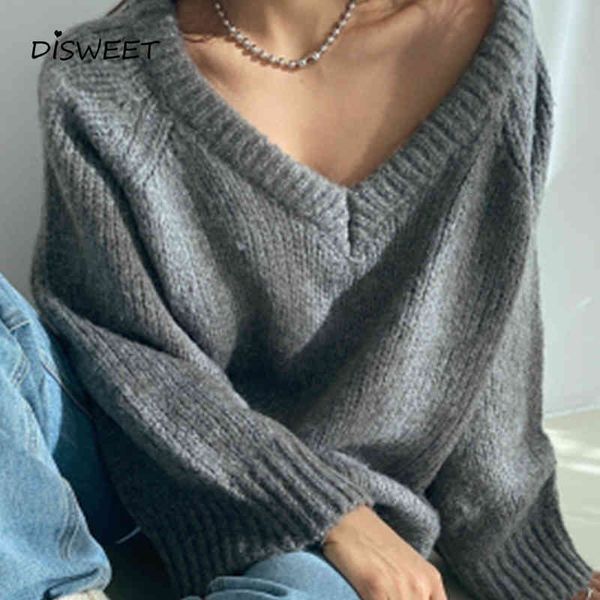 knits thicken solid pullover women korean v-neck loose long sleeve woman sweaters simple slim sweater knitted warm women's, White
knits thicken solid pullover women korean v-neck loose long sleeve woman sweaters simple slim sweater knitted warm women's, White