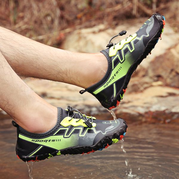 Men Beach Summer Wading Casual Shoes Swimming On Surf Quick-Drying lace-up Sneakers Skin Sock Drainage system man Water Shoes, Black
Men Beach Summer Wading Casual Shoes Swimming On Surf Quick-Drying lace-up Sneakers Skin Sock Drainage system man Water Shoes, Black