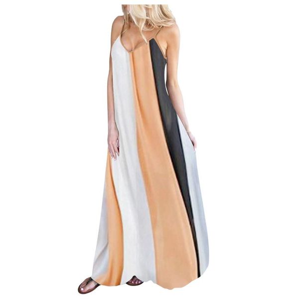 casual dresses suspender long dress women patchwork v-neck strap loose summer sundress big swing splice fashion, Black;gray
casual dresses suspender long dress women patchwork v-neck strap loose summer sundress big swing splice fashion, Black;gray