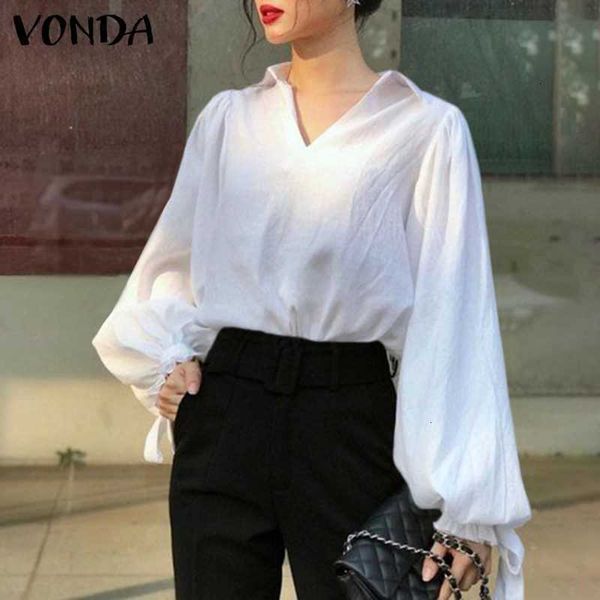 women's blouses & shirts blouses women elegant blouse vonda casual solid female v neck puff sleeve lapel collar plus 4rja, White
women's blouses & shirts blouses women elegant blouse vonda casual solid female v neck puff sleeve lapel collar plus 4rja, White