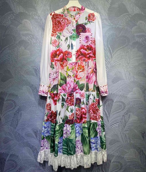 casual dresses spring 2021 runways female floral turtleneck printed long sleeves c587, Black;gray
casual dresses spring 2021 runways female floral turtleneck printed long sleeves c587, Black;gray