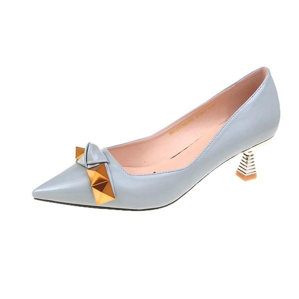 dress shoes women thin high heels fashion party pumps summer autumn point toe lady metal rivet wedding, Black
dress shoes women thin high heels fashion party pumps summer autumn point toe lady metal rivet wedding, Black