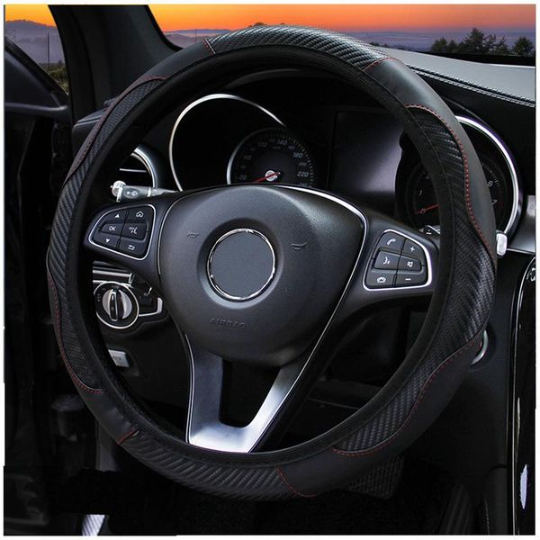 steering wheel covers car cover universal auto steering- carbon fiber sports car-styling interior accessories
steering wheel covers car cover universal auto steering- carbon fiber sports car-styling interior accessories