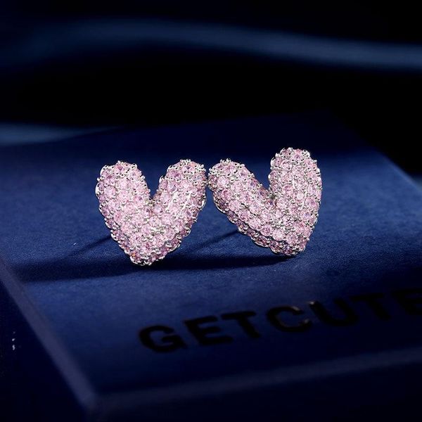 stud luxury dazzling earrings trendy fashion temperament heart-shaped for women romantic accessories, Golden;silver
stud luxury dazzling earrings trendy fashion temperament heart-shaped for women romantic accessories, Golden;silver