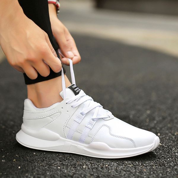 white fashion shoes normal walking a02 men sell breathable student young casual sneakers size 39 - 44, Black
white fashion shoes normal walking a02 men sell breathable student young casual sneakers size 39 - 44, Black