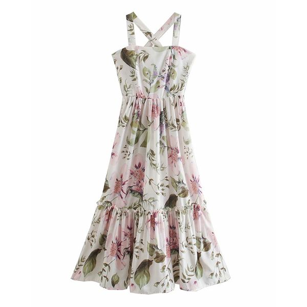 casual dresses sprint summer women elegant back cross spaghetti strap long dress chic lady fashion flower print high waist edr3, Black;gray
casual dresses sprint summer women elegant back cross spaghetti strap long dress chic lady fashion flower print high waist edr3, Black;gray