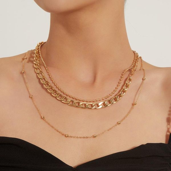 pendant necklaces vintage punk multilayer metal choker chunky chain for women gold silver color collar party fashion jewelry gift
pendant necklaces vintage punk multilayer metal choker chunky chain for women gold silver color collar party fashion jewelry gift