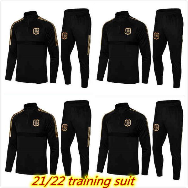 21 22 aik fotboll 130 years training suit set golden men's sportswear football tracksuit jacket, Black
21 22 aik fotboll 130 years training suit set golden men's sportswear football tracksuit jacket, Black