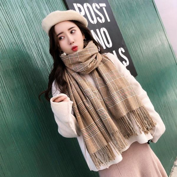 scarves 2021 autumn winter for ladies girls, check all-match warm comfortable thick tassel shawl, luxury scarf tippet women, Blue;gray
scarves 2021 autumn winter for ladies girls, check all-match warm comfortable thick tassel shawl, luxury scarf tippet women, Blue;gray
