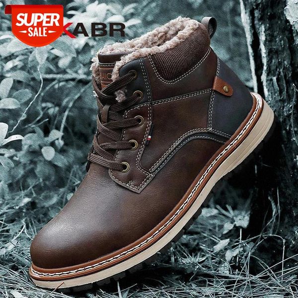 dekabr winter genuine leather men's boots thick fur warm ankle boots working men footwear waterproof snow plus size 40~47 #ji4p, Black
dekabr winter genuine leather men's boots thick fur warm ankle boots working men footwear waterproof snow plus size 40~47 #ji4p, Black