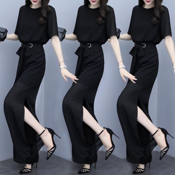 women's jumpsuits & rompers chiffon black jumpsuit office lady overalls for women combinaison femme salopette romper overall playsuits, Black;white
women's jumpsuits & rompers chiffon black jumpsuit office lady overalls for women combinaison femme salopette romper overall playsuits, Black;white
