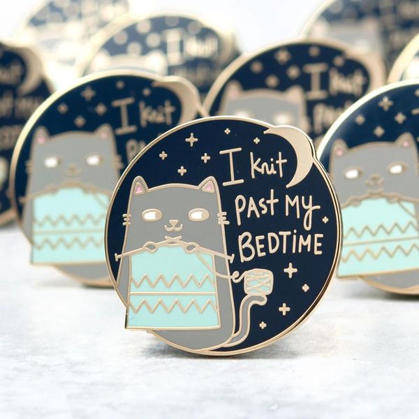 pins, brooches kawaii cartoon i knit past my bedtime enamel brooch pin backpack hat bag collar lapel pins badges women men's fashion je, Gray
pins, brooches kawaii cartoon i knit past my bedtime enamel brooch pin backpack hat bag collar lapel pins badges women men's fashion je, Gray