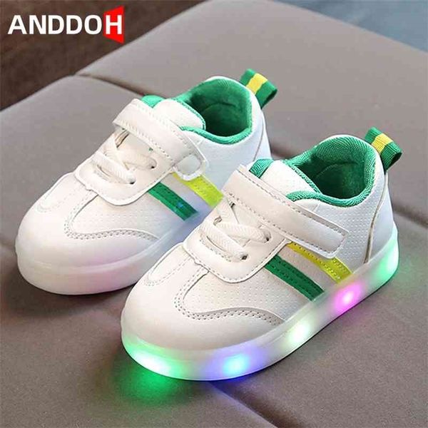 size 21-30 children's backlight hook loop led light up shoes luminous sneakers for baby glowing shoes kids sneakers with lights 210326
size 21-30 children's backlight hook loop led light up shoes luminous sneakers for baby glowing shoes kids sneakers with lights 210326