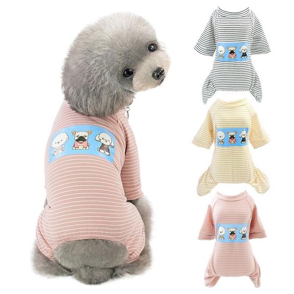 pet pajamas cute puppy apparel jumpsuit cartoon dogs print striped cotton romper 4 sleeves costume dog
pet pajamas cute puppy apparel jumpsuit cartoon dogs print striped cotton romper 4 sleeves costume dog