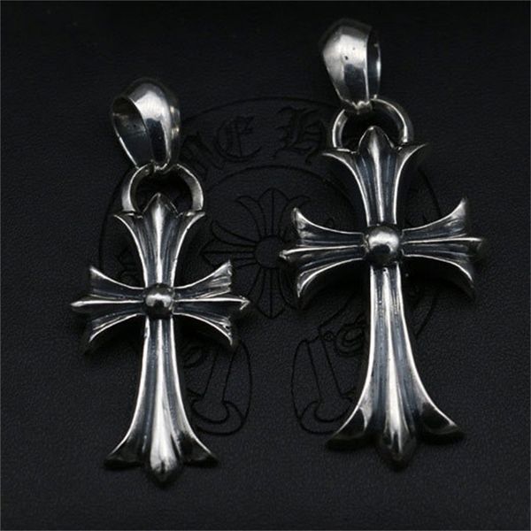 punk trendsetter's classic sterling sier cross pendant ch female thai sier old style necklace pendant male, Silver
punk trendsetter's classic sterling sier cross pendant ch female thai sier old style necklace pendant male, Silver