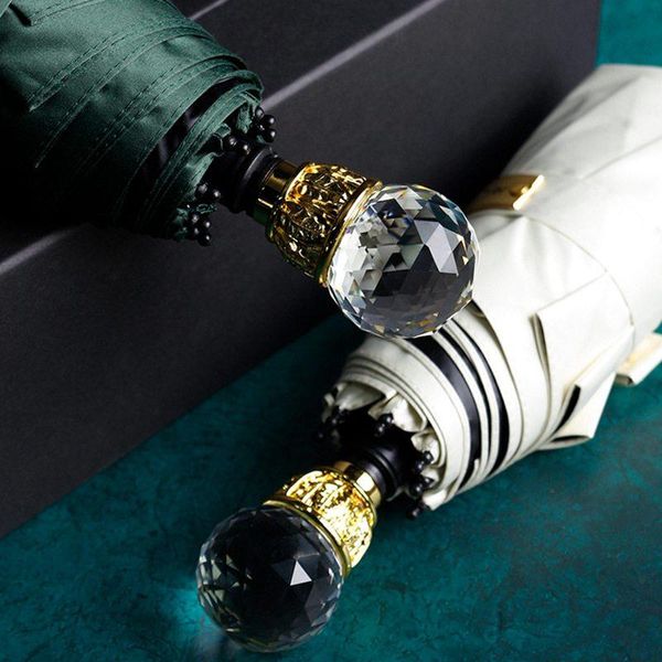 umbrellas luxury designer crystal head folding umbrella women's parasol sunny rain women ladies windproof parapluie gift idea
umbrellas luxury designer crystal head folding umbrella women's parasol sunny rain women ladies windproof parapluie gift idea