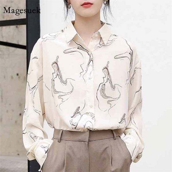 loose autumn chiffon blouse puff sleeve women single breasted shirts casual printed long and 11459 210518, White
loose autumn chiffon blouse puff sleeve women single breasted shirts casual printed long and 11459 210518, White