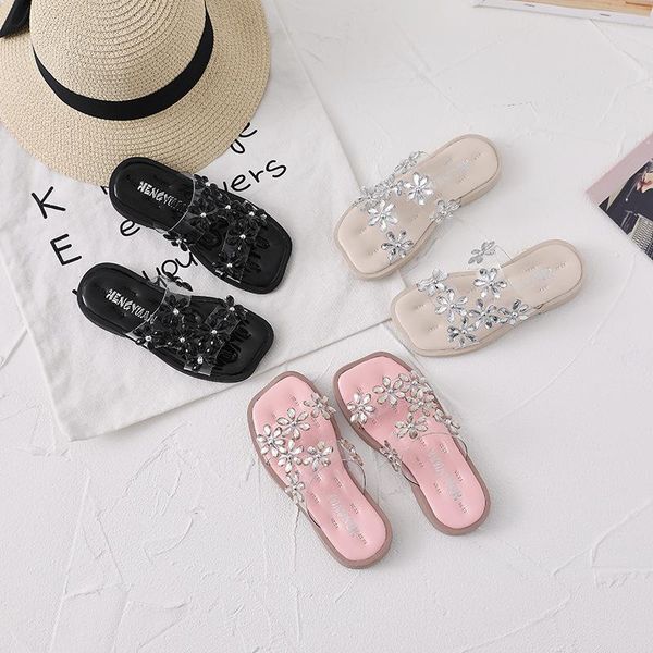 slipper girls sandals 2021 summer fashion flower rhinestone flat shoes wearing roman beach cute casual flats sweet, Black;grey
slipper girls sandals 2021 summer fashion flower rhinestone flat shoes wearing roman beach cute casual flats sweet, Black;grey
