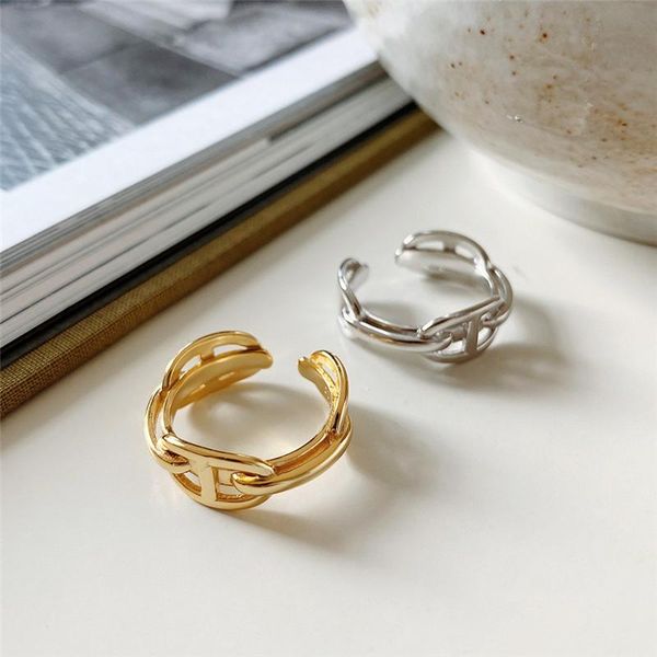 cluster rings ruiyi real 925 sterling silver women french style unique pig nose shape niche girls korean 18k gold plated chic ring, Golden;silver
cluster rings ruiyi real 925 sterling silver women french style unique pig nose shape niche girls korean 18k gold plated chic ring, Golden;silver