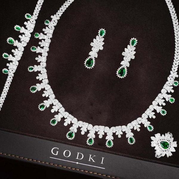 earrings & necklace godki 2022 charms luxury 4pcs saudi arabia jewelry sets for women wedding cubic zircon crystal cz br, Silver
earrings & necklace godki 2022 charms luxury 4pcs saudi arabia jewelry sets for women wedding cubic zircon crystal cz br, Silver