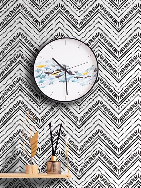 black white self-adhesive wallpaper restaurant home decoration modern round oval striped peel and wallpapers
black white self-adhesive wallpaper restaurant home decoration modern round oval striped peel and wallpapers