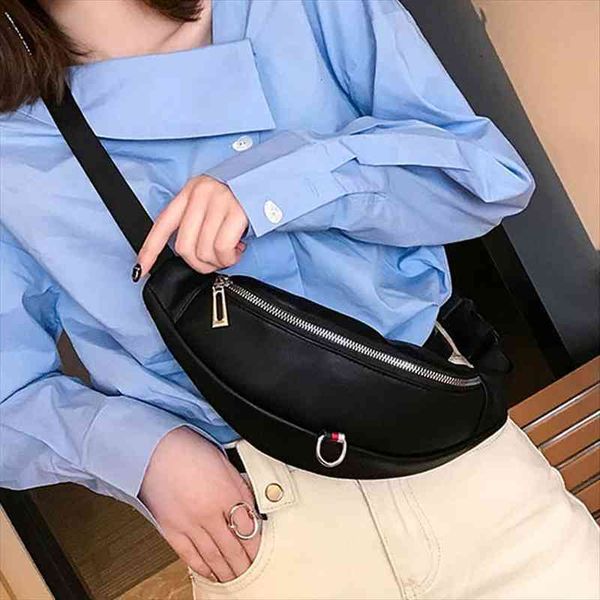pu leather women waist bags fanny pack black white shoulder crossbody chest female banana belt hip purse
pu leather women waist bags fanny pack black white shoulder crossbody chest female banana belt hip purse