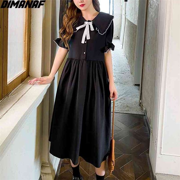 plus size dress women party tie japanese french summer retro korea loose vintage evening black casual 4xl 210531, Black;gray
plus size dress women party tie japanese french summer retro korea loose vintage evening black casual 4xl 210531, Black;gray