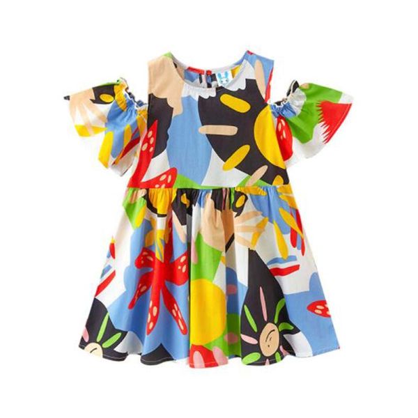 cultiseed girls summer sweet cute color print princess dress children kids students off the shoulder holiday casual gown clothes girl's, Red;yellow
cultiseed girls summer sweet cute color print princess dress children kids students off the shoulder holiday casual gown clothes girl's, Red;yellow