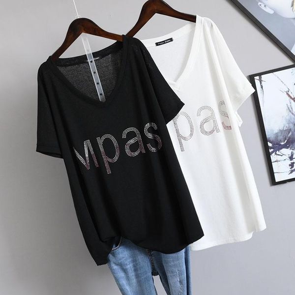 women's t-shirt 2021 summer short sleeve korean loose fashion oversize casual versatile top, White
women's t-shirt 2021 summer short sleeve korean loose fashion oversize casual versatile top, White