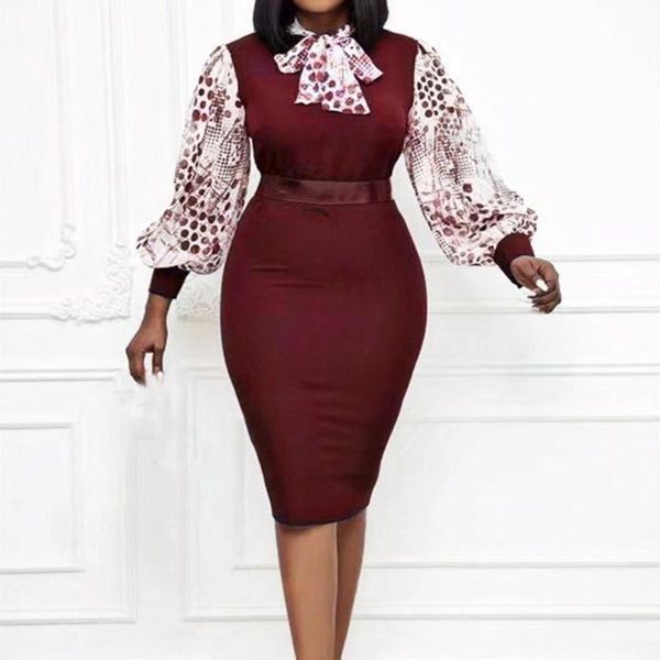 casual dresses women business dress splicing slim zipper closure bow knot dot printing high waist lantern sleeve autumn ladies pencil, Black;gray
casual dresses women business dress splicing slim zipper closure bow knot dot printing high waist lantern sleeve autumn ladies pencil, Black;gray