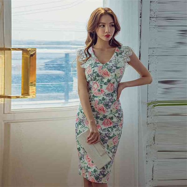 elegant print tight dress korean ladies sleeveless flower v neck party dresses for women clothing 210530, Black;gray
elegant print tight dress korean ladies sleeveless flower v neck party dresses for women clothing 210530, Black;gray
