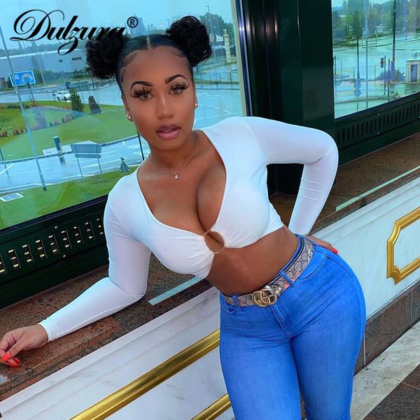 solid women t shirt crop long sleeve bodycon v neck hollow out streetwear party club 2021 autumn winter clothes, Black;white
solid women t shirt crop long sleeve bodycon v neck hollow out streetwear party club 2021 autumn winter clothes, Black;white