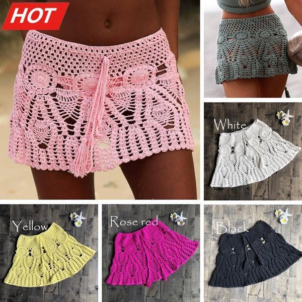 crochet tassel beach skirt cotton swimsuit fused casual running lace see through slim mini skirts women's swimwear, White;black
crochet tassel beach skirt cotton swimsuit fused casual running lace see through slim mini skirts women's swimwear, White;black