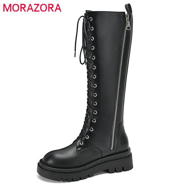 boots morazora 2022 black riding women flat platform shoes zip cross tied autumn fashion cool knee high female
boots morazora 2022 black riding women flat platform shoes zip cross tied autumn fashion cool knee high female