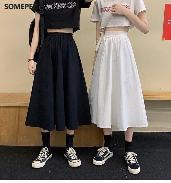 skirts women simple solid leisure loose plus size 3xl long skirt korean style elastic-weight a-line student streetwear trendy, Black
skirts women simple solid leisure loose plus size 3xl long skirt korean style elastic-weight a-line student streetwear trendy, Black