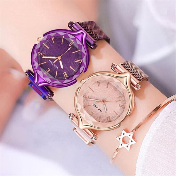 wristwatches lolako 2021 luxury watch women magnet bracelet ladies quartz for girl gift clock relogio feminino, Slivery;brown
wristwatches lolako 2021 luxury watch women magnet bracelet ladies quartz for girl gift clock relogio feminino, Slivery;brown