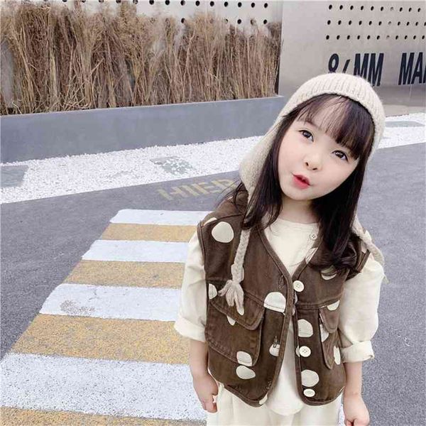 autumn korean style children dot loose waistcoats boys girls all-match casual vests 210708, Camo
autumn korean style children dot loose waistcoats boys girls all-match casual vests 210708, Camo