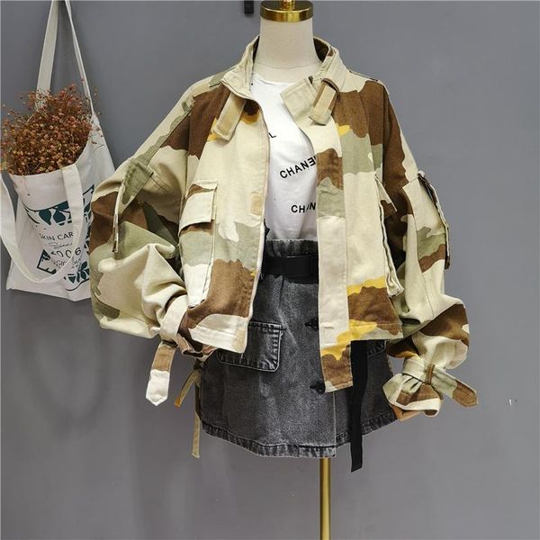 women's jackets fashion plus size women bomber jacket female loose harajuku camouflage jeans coat 2021 spring cool denim windbreaker os, Black;brown
women's jackets fashion plus size women bomber jacket female loose harajuku camouflage jeans coat 2021 spring cool denim windbreaker os, Black;brown