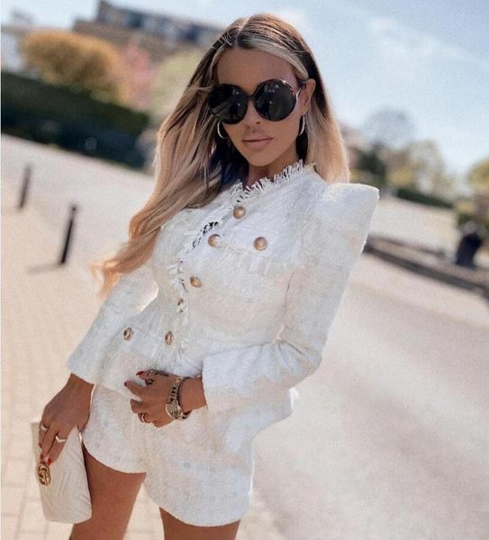 women's two piece pants women winter style long sleeve button black white mini set 2021 celebrity designer fashion high street
women's two piece pants women winter style long sleeve button black white mini set 2021 celebrity designer fashion high street