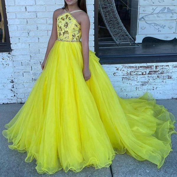 girl's dresses yellow halter flower girls a line ruffles organza infant toddlers pageant gown bead kid prom party wear, Red;yellow
girl's dresses yellow halter flower girls a line ruffles organza infant toddlers pageant gown bead kid prom party wear, Red;yellow
