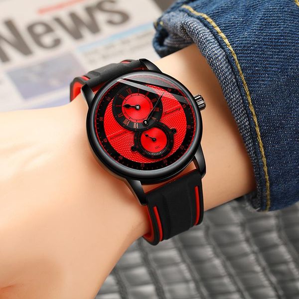 wristwatches glodenhour sport brand men's watches leather band luxury mechanical luminous,calendar,swatch, Slivery;brown
wristwatches glodenhour sport brand men's watches leather band luxury mechanical luminous,calendar,swatch, Slivery;brown