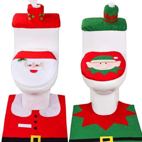 toilet seat covers christmas cover santa claus bathroom mat merry decor for home 2021 noel natal 
toilet seat covers christmas cover santa claus bathroom mat merry decor for home 2021 noel natal