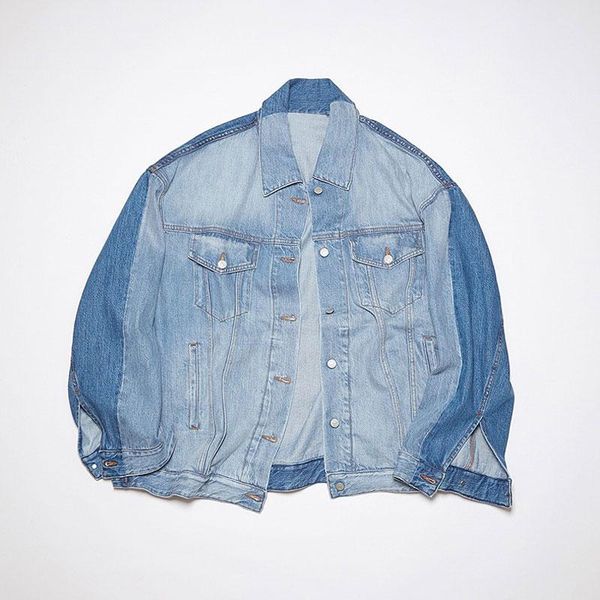 women's jackets women colorblock denim jacket 2021 autumn turn-down collar fashion wild casual lady cotton, Black;brown
women's jackets women colorblock denim jacket 2021 autumn turn-down collar fashion wild casual lady cotton, Black;brown