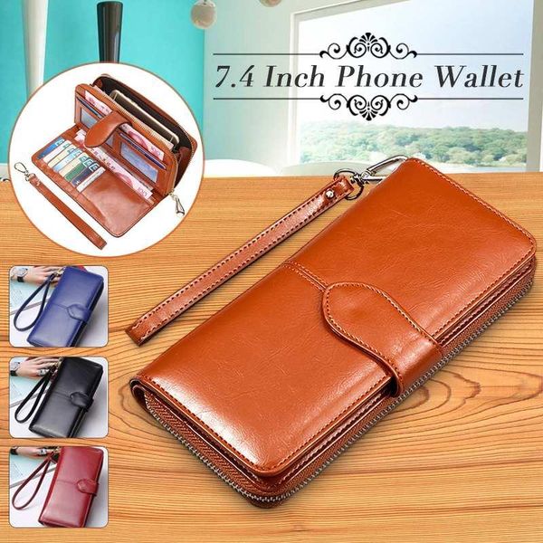 wallets 10 colors vintage women's wallet long wax cow leather female for phone/cards holder money bags lady purse, Red;black
wallets 10 colors vintage women's wallet long wax cow leather female for phone/cards holder money bags lady purse, Red;black