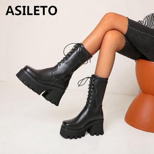 boots asileto ladies mid-claf 2021 square toe 9cm block heels platform lace-up zip retro slim warm big size 44 c2287, Black
boots asileto ladies mid-claf 2021 square toe 9cm block heels platform lace-up zip retro slim warm big size 44 c2287, Black
