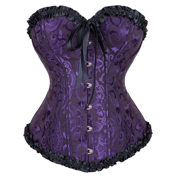 bustiers & corsets women floral corset vintage bustier and lace up boned lingerie victorian clubwear purple black pink white, Black;white
bustiers & corsets women floral corset vintage bustier and lace up boned lingerie victorian clubwear purple black pink white, Black;white