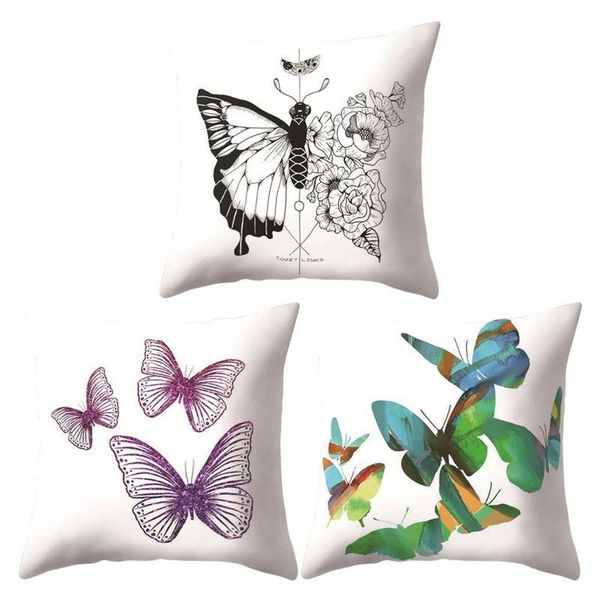 pillow case cute butterfly pattern cushion cover nordic style home decoration for living room car cartoon
pillow case cute butterfly pattern cushion cover nordic style home decoration for living room car cartoon