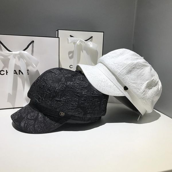 stingy brim hats latest british style pleated design octagonal vintage hat solid color lace pattern black designer luxury sboy fashion, Blue;gray
stingy brim hats latest british style pleated design octagonal vintage hat solid color lace pattern black designer luxury sboy fashion, Blue;gray